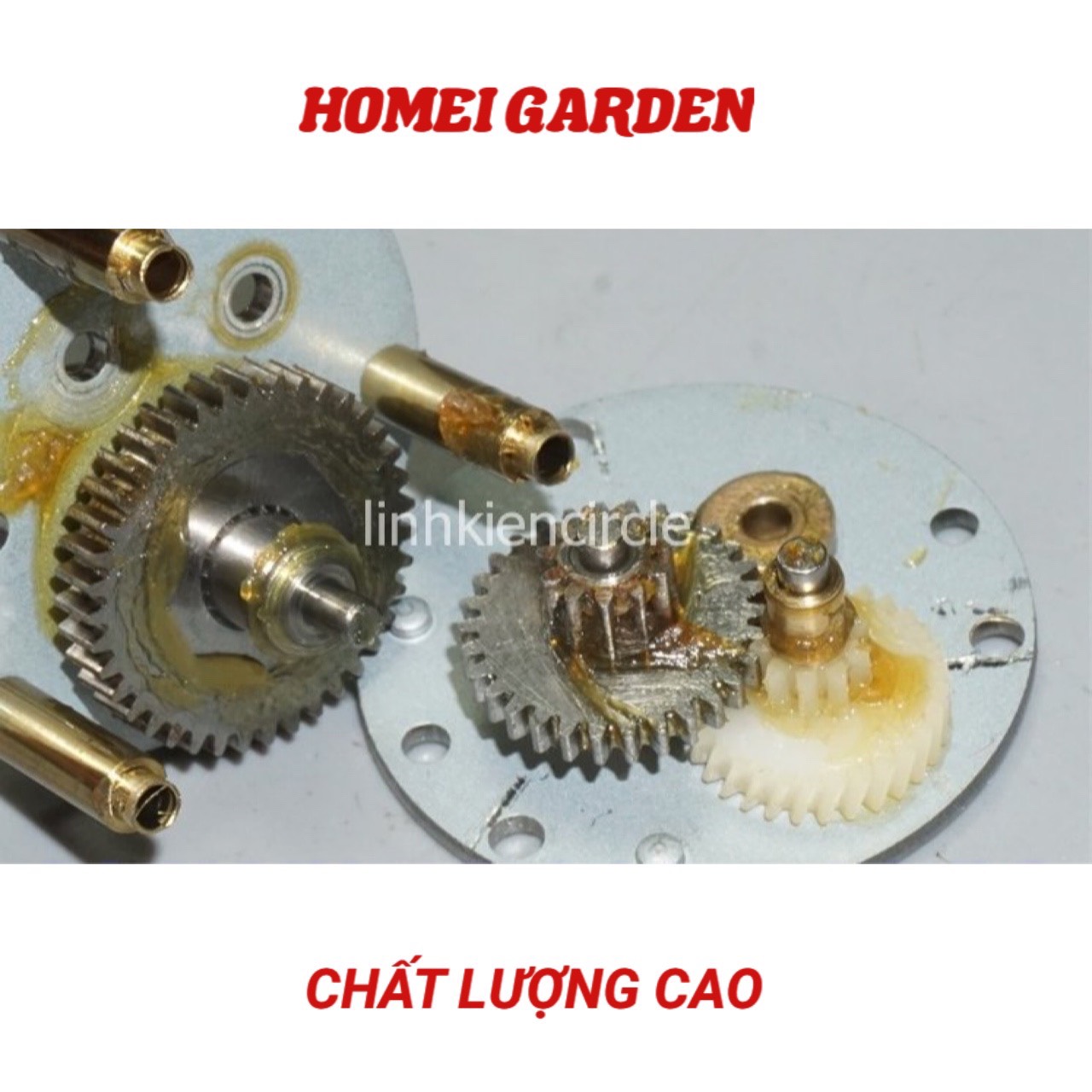 Motor giảm tốc 12V - 24V tốc độ 120 - 265 vòng/phút bánh răng kim loại chất lượng cao - D0272