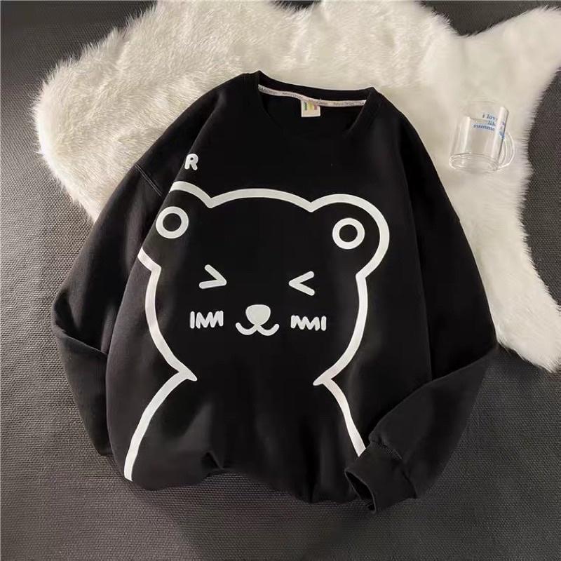 SWEATER Gấu , Áo Nỉ không mũ, áo hoodie gấu nhiều màu