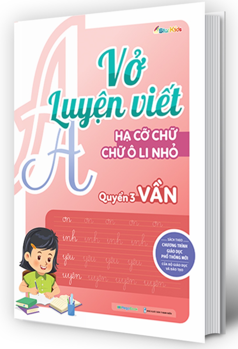 Vở Luyện Viết Hạ Cỡ Chữ Chữ Ô Li Nhỏ - Quyển 3: Vần _MEGA