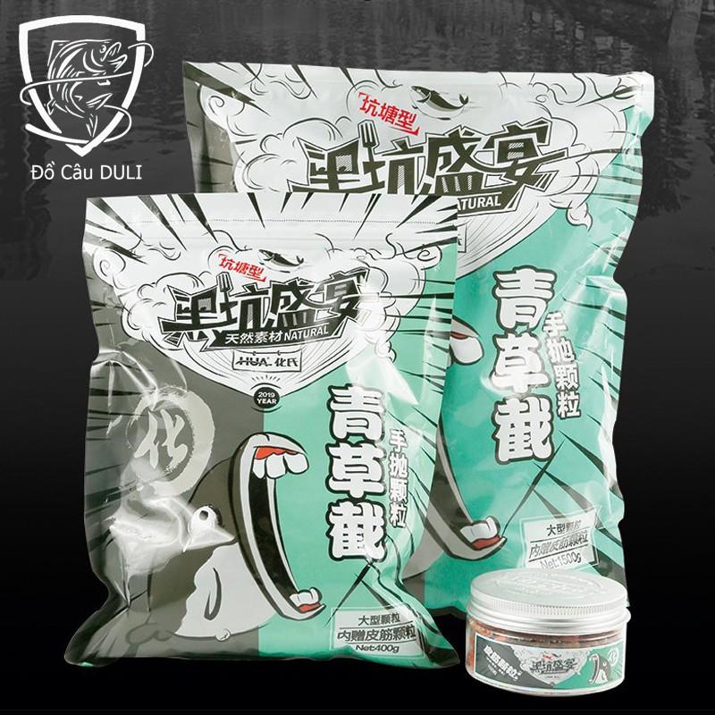 Mồi HUA chuyên câu cá trắm cỏ, trắm đen siêu nhạy - 1500g cao cấp HUA-25