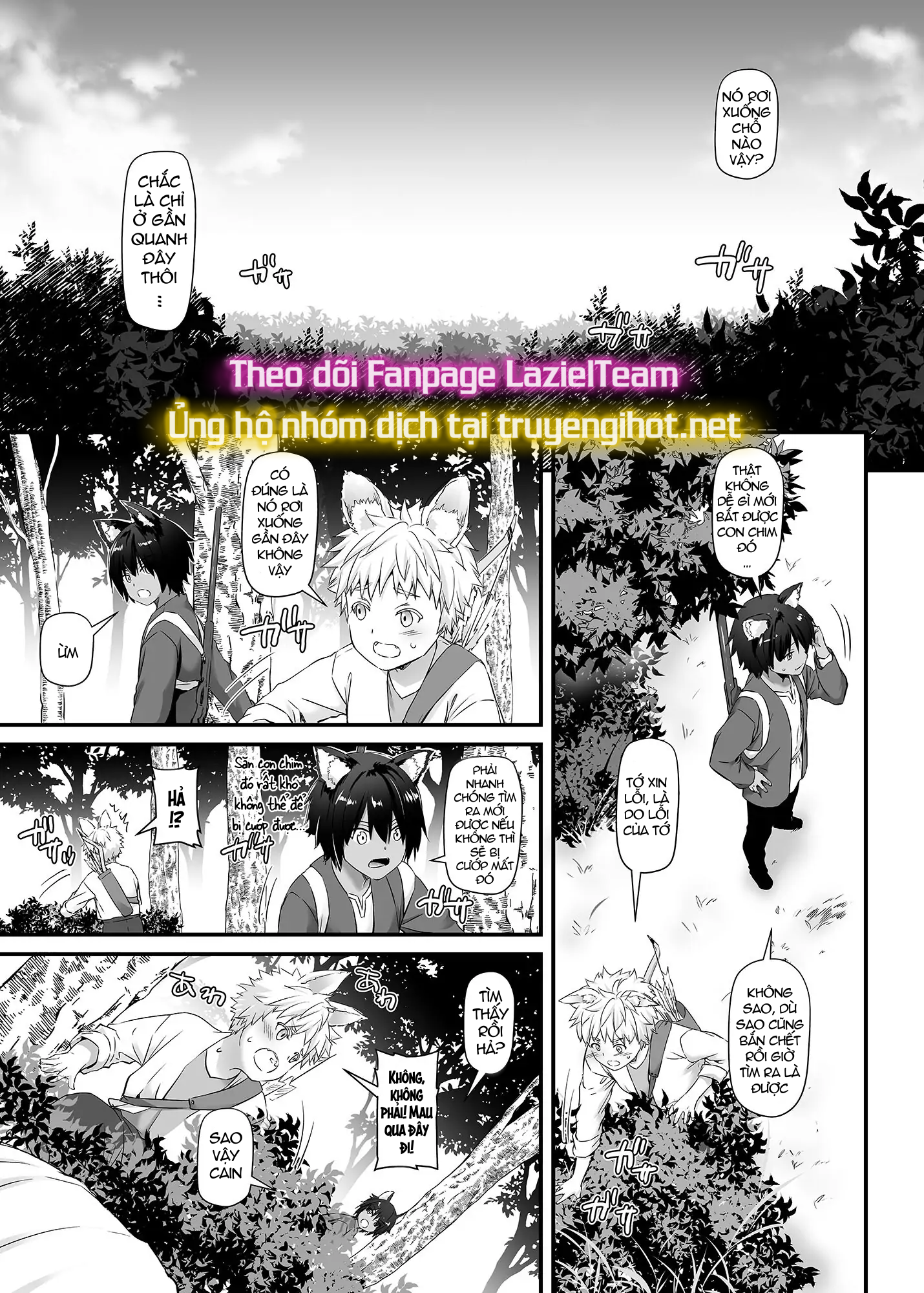 [21+] hai chàng trai cao lớn với đôi tai thú đã yêu tôi ở một thế giới khác chapter 1.1 3