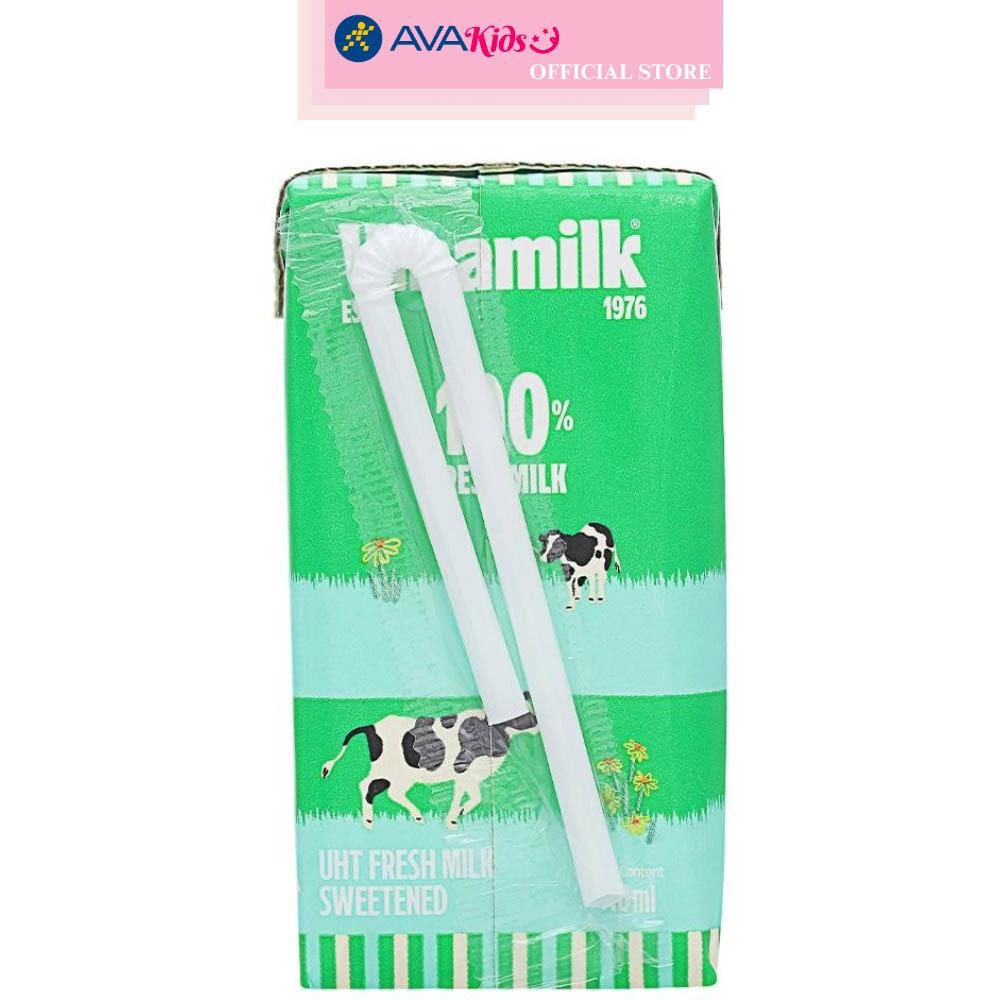 Lốc 4 hộp sữa tươi tiệt trùng Vinamilk có đường 110 ml (từ 1 tuổi)