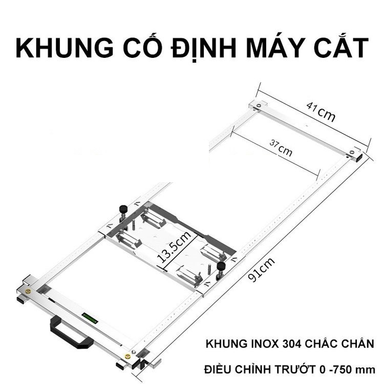 Bảng Cắt Đa Năng Bảng Cắt Di Động Khung Cố Định Máy Cắt Đá Lát Gạch Dụng Cụ Chế Biến Gỗ Độ Chính Xác Cao Khung Ray Dẫn Hướng Máy Cắt NHẬP KHẨU