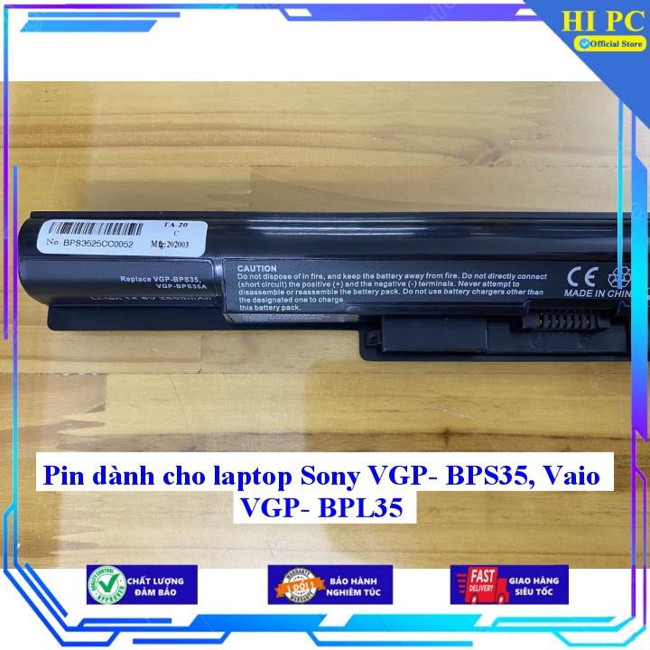 Pin dành cho laptop Sony VGP- BPS35 Vaio VGP- BPL35 - Hàng Nhập Khẩu
