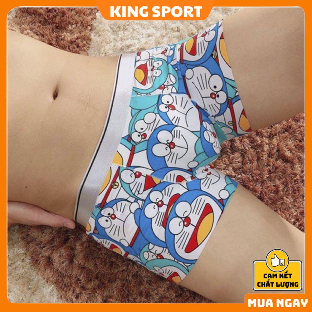 Quần lót nam thun lạnh in hình ngộ nghĩnh boxer co dãn 4 chiều thông hơi thoáng khí cao cấp BIBINO