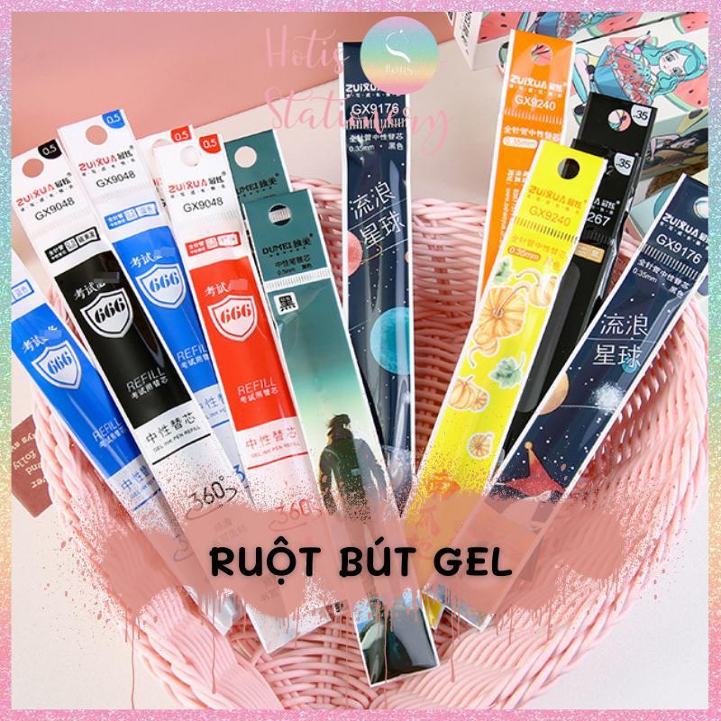 Ruột bút gel thay thế dùng cho bút gel có nắp