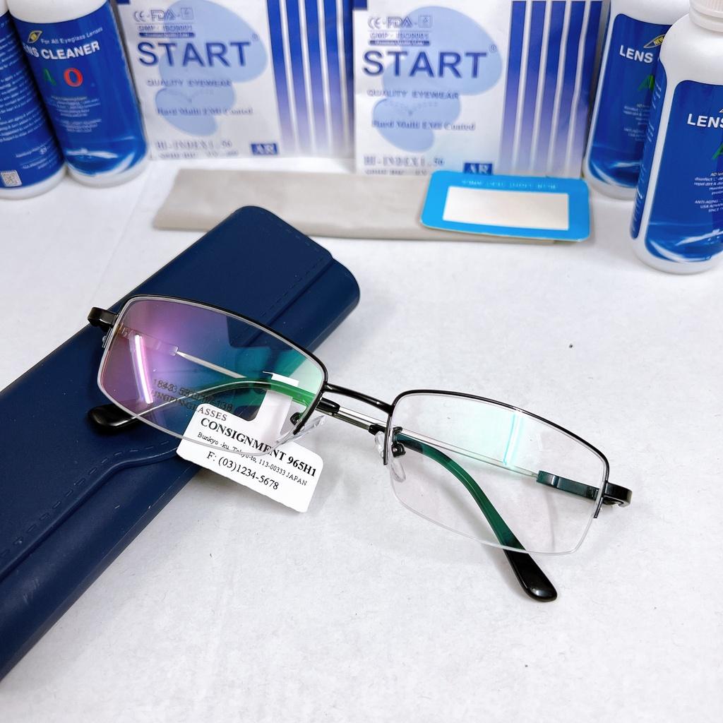 Gọng kính TITAN loại 1 nửa viền thể thao siêu dẻo KT0367UNIQUI