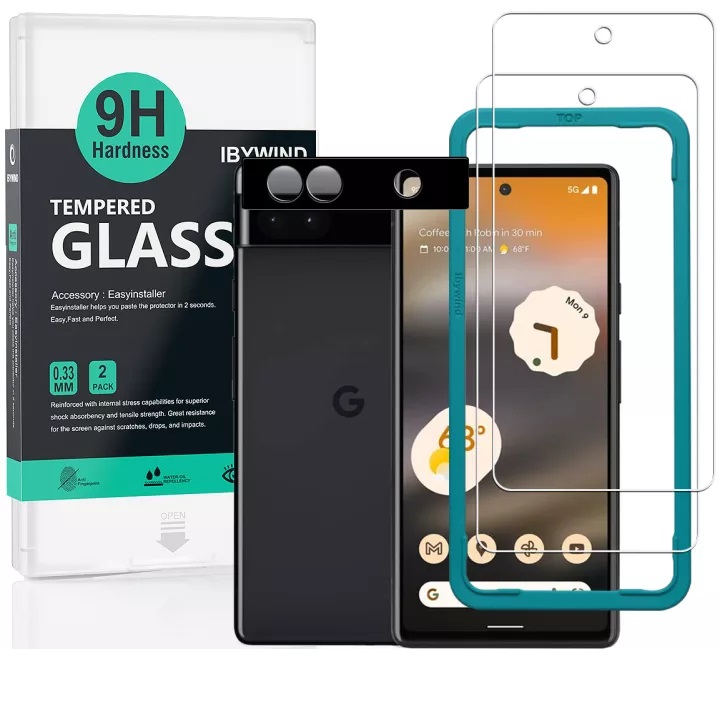 Bộ 2 kính cường lực dành cho Pixel 6A cao cấp Ibywind - Hàng nhập khẩu
