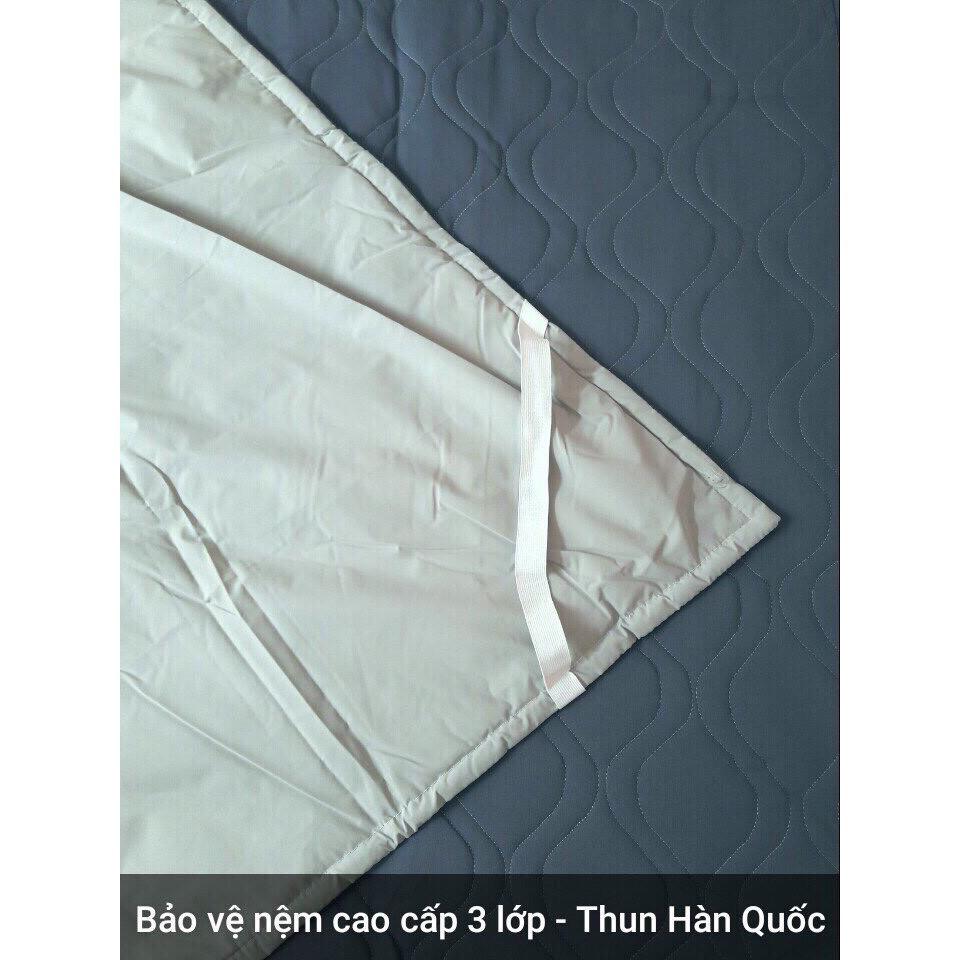 Bảo Vệ Nệm Chống Thấm Nước Tuyệt Đối Cao Cấp - Màu Xám Lan Bedding