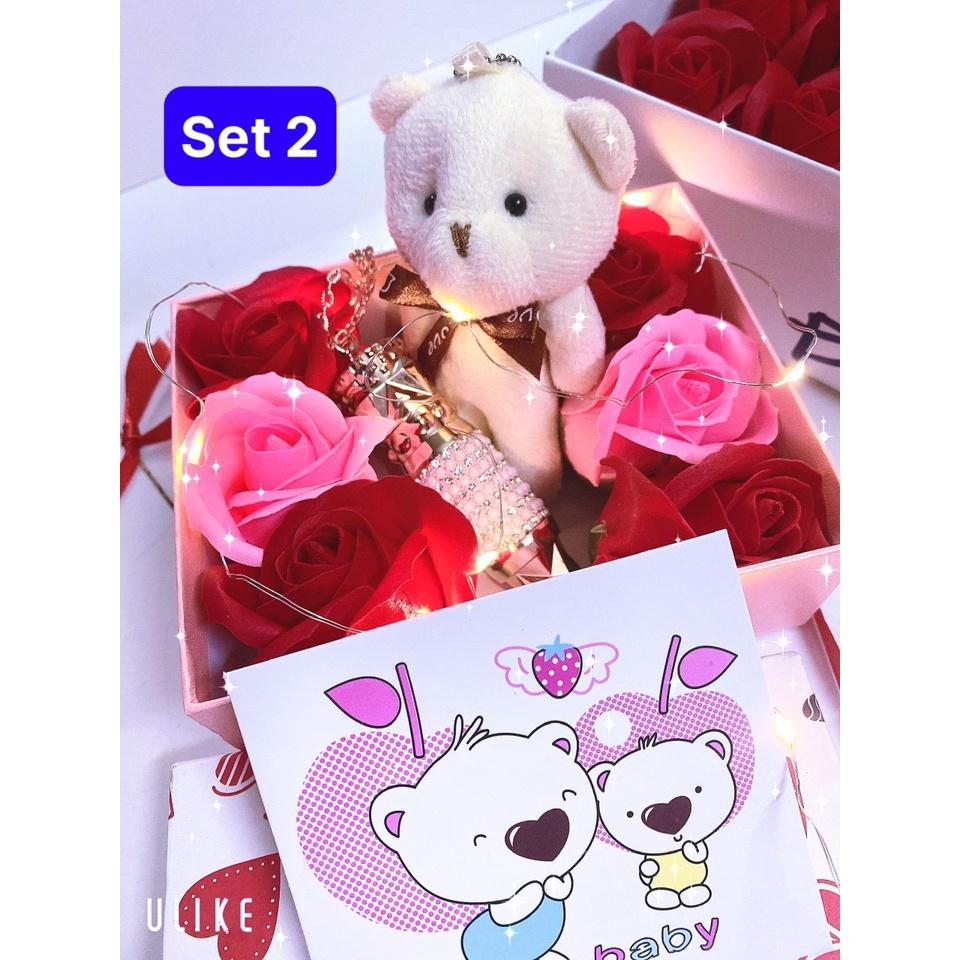 Set Quà Tặng 8/3, 14/2, valentine, quốc tế phụ nữ cho người yêu và mẹ, Quà tặng dành cho nữ, Hộp quà tình yêu đặc biệt