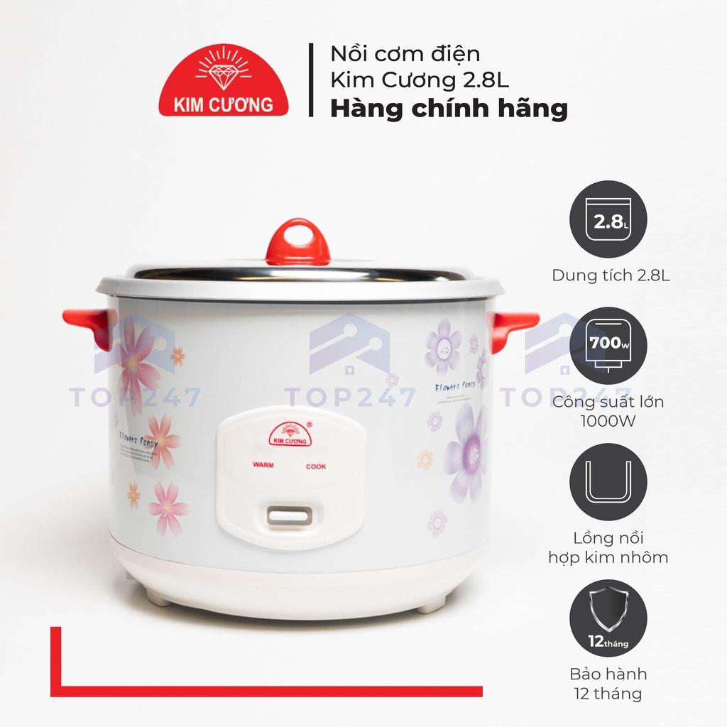 Nồi Cơm Điện Kim Cương 2.8 Lít Nắp Rời - Hàng Chính Hãng