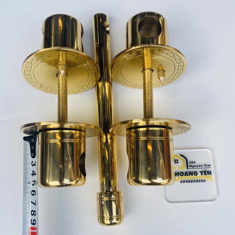 Khoá truỳ đồng chữ thọ phi 45mm 4,2kg đồng đúc, khoá chuỳ đồng chữ thọ, then cài cửa đấm đồng