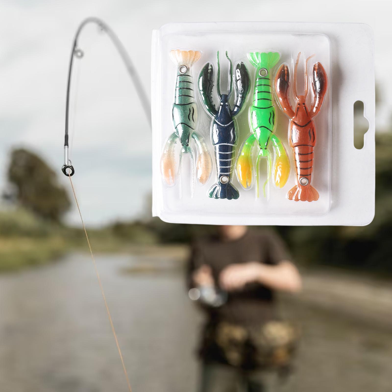 4Pcs Fishing Lures Set Squid Lures Outdoor Octopus  for Salmon Saltwater