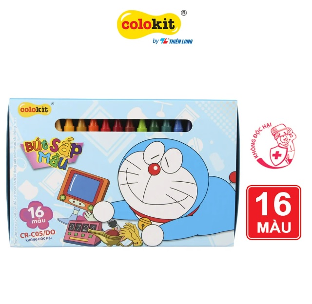 Sáp 16 màu Colokit Doraemon CR-C05/DO