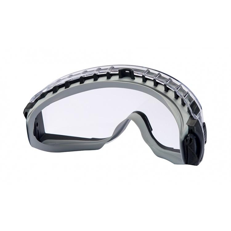 Kính BOLLE 1679110 Pilot 2 Safety Goggle (có thể đeo ngoài kính cận, phủ Platinum chống đọng sương, chống trầy xước)