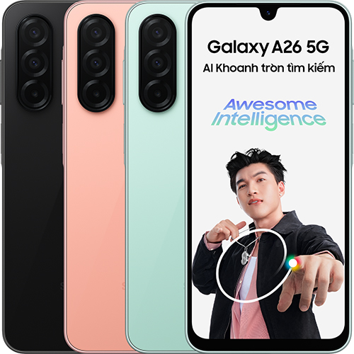 Điện thoại Samsung Galaxy A26 5G (8GB/128GB) - Hàng chính hãng