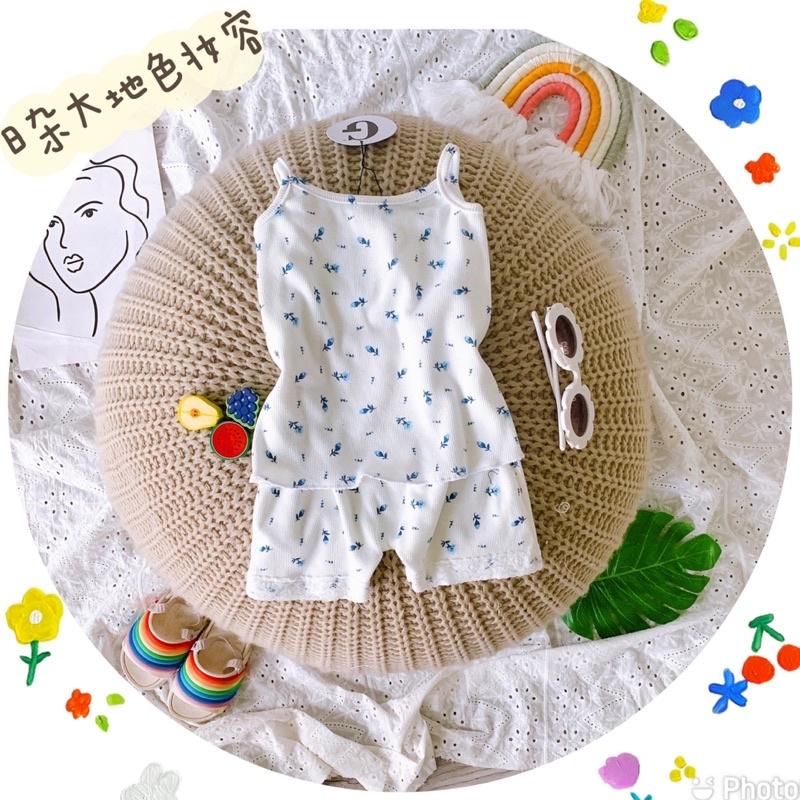 Đồ bộ bé gái bộ 2 dây cho bé vải thun cotton hoạ tiết siêu dễ thương mềm mát co giãn nhiều cho be 08-25kg