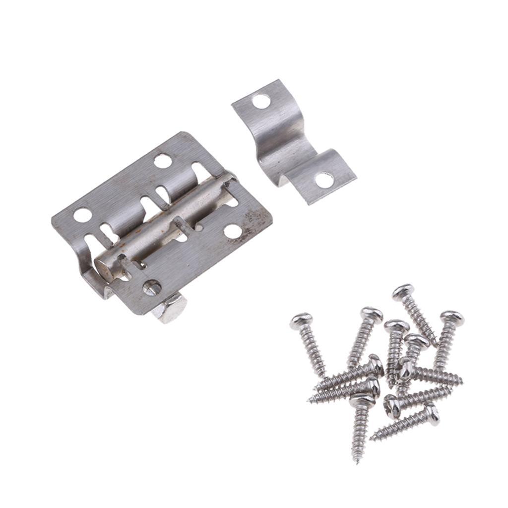 Durable Stainless Steel Door Latch Security Lock Bolt With Screws Hardware Kits