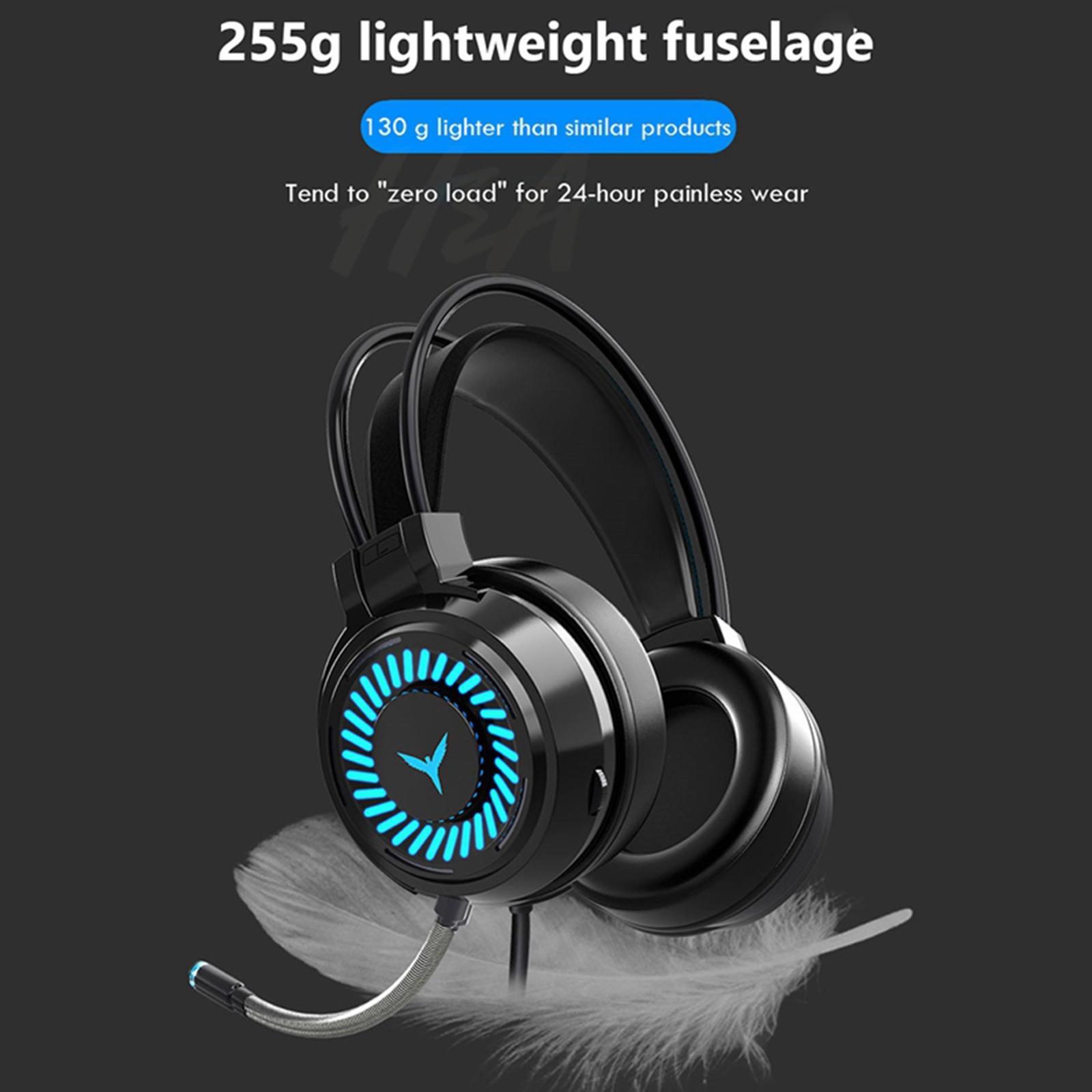 Headset PC Headphone 7.1 Surround Sound for PC  Laptop USB