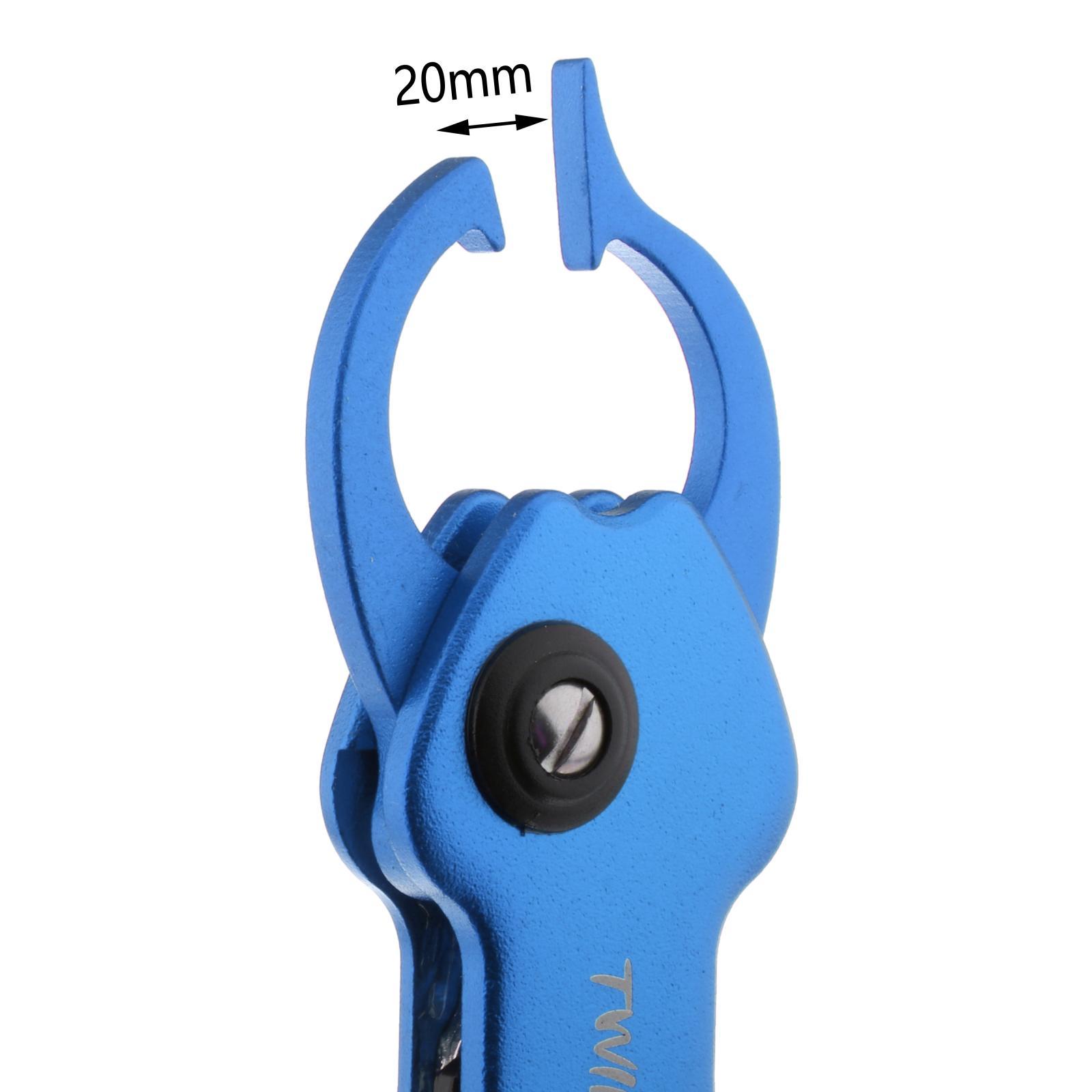 Fishing Pliers Grip Fish Lip Gripper Fish Controller Hook Remover Tool Blue