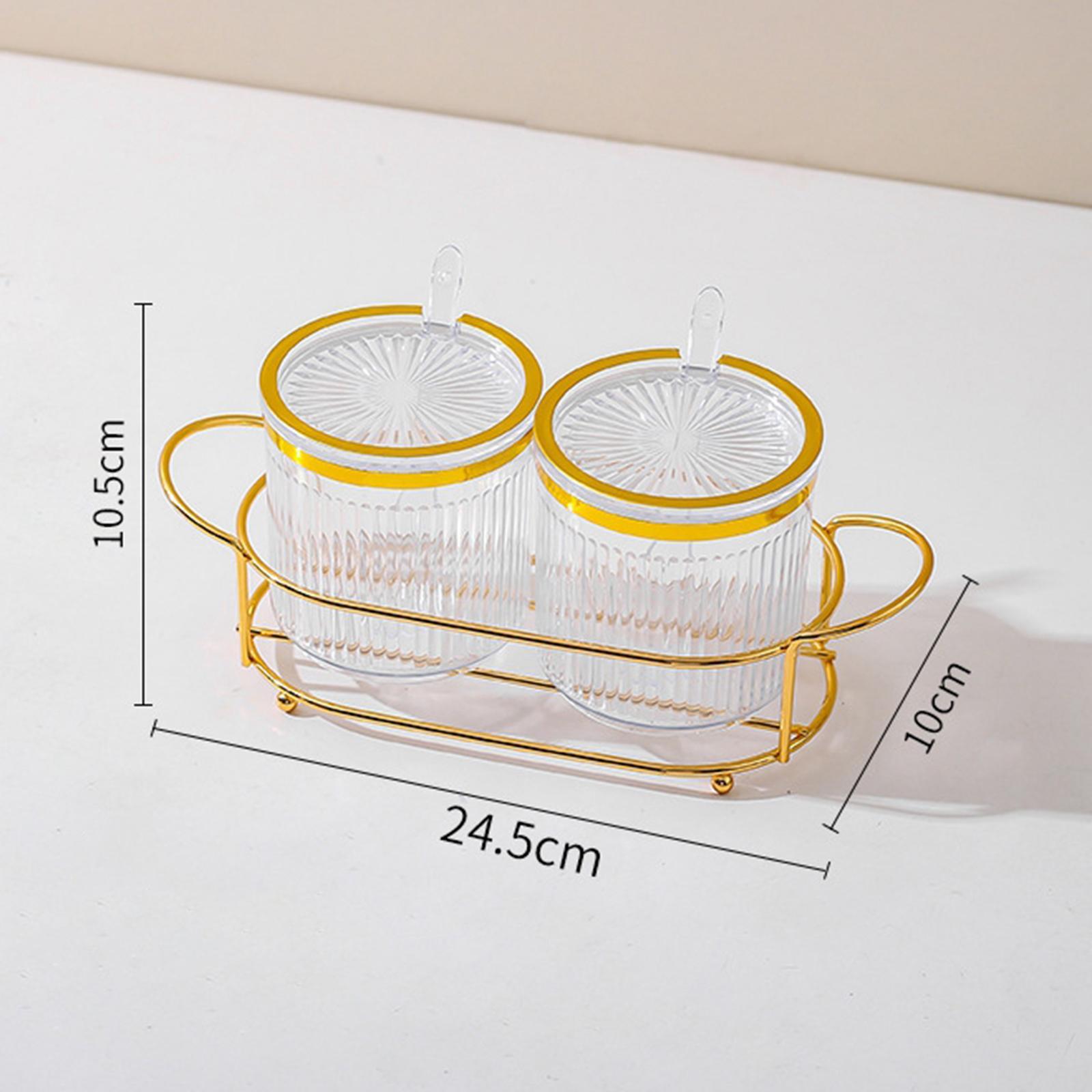 Seasoning Jar with Holder Organizer Spice Containers with Holder for Restaurant Supplies