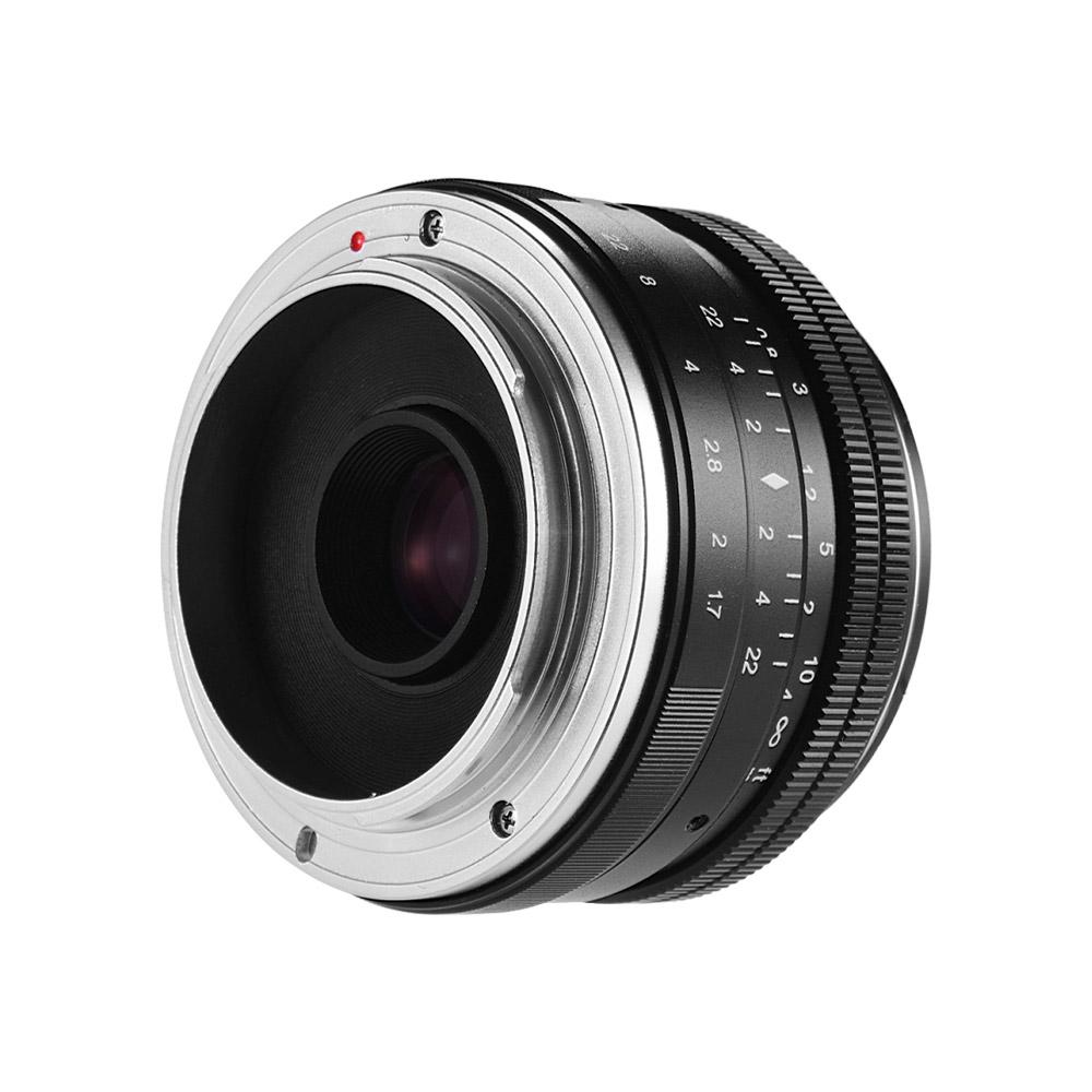35mm f/1.7 Manual Focus Mirrorless Lens Prime Lens Large Aperture for Portrait Humanistic Street Photography for Sony E