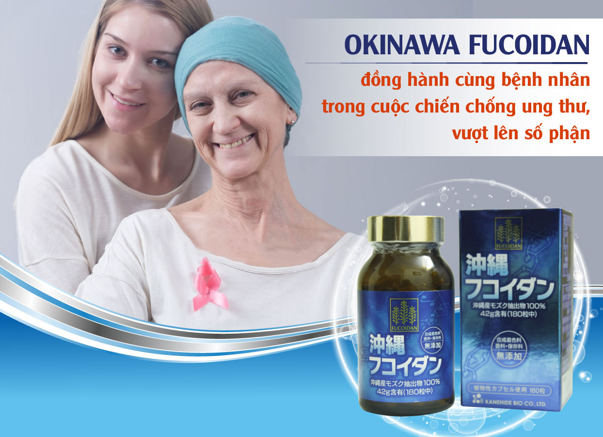Combo Viên Uống Okinawa Fucoidan 180v Và Nano 30 Gói Hỗ Trợ Ức Chế Tăng Trưởng Tế Bào Ung Thư, Tăng Cường Hệ Miễn Dịch Cho Cơ Thể