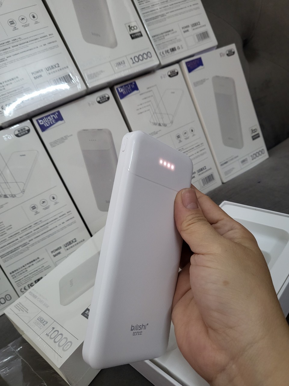 Pin Sạc Dự Phòng Bilishi B01 Dung Lượng Chuẩn 10000mAh, Mẫu Mới