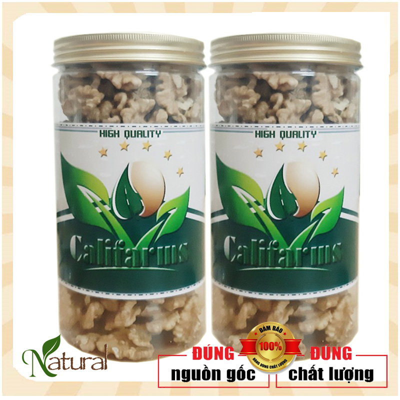 2 Hủ 900gr Nhân Óc chó Mỹ (Hủ 450gr)