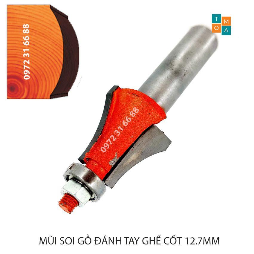 MŨI SOI GỖ - MŨI PHAY GỖ ĐÁNH TAY GHẾ 33MM CỐT 12.7MM - LÕM LÀI - MÁI TRAI HÀNG VIỆT NAM CHẤT LƯỢNG CAO