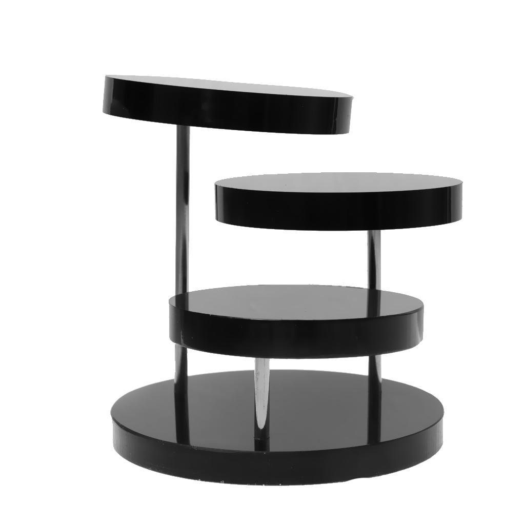 2x3-Tier Round Rotating Jewelry Retail Display Holder Stand Organizer Rack #1