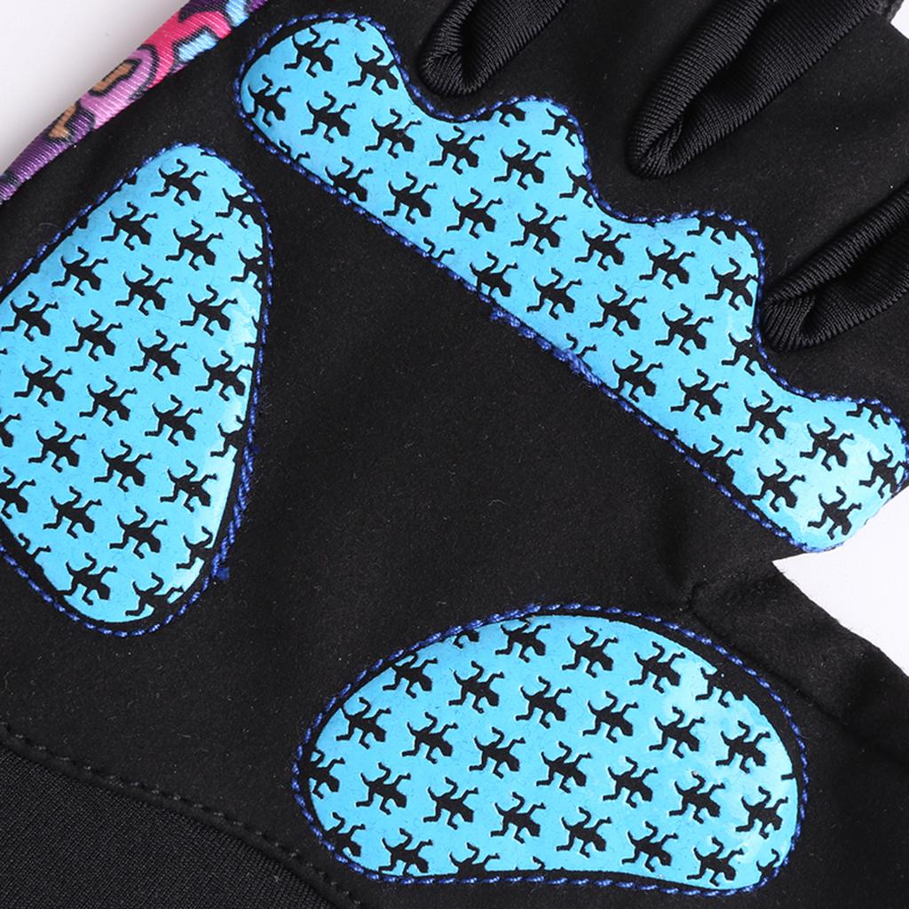 Half Finger Short Padded Gloves Fingerless Bike Outdoor Sports Gym