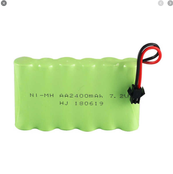 Pin 7.2v 2400mah Ni Mh Pin sạc xe điều khiển từ xa