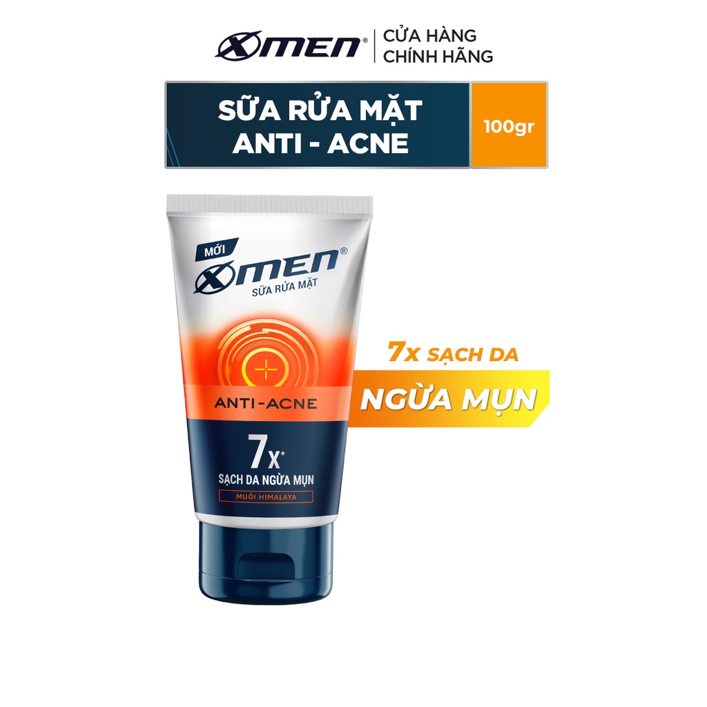 Sữa Rữa Mặt Xmen 100G - Đa Tác Dụng - Anti - Acne