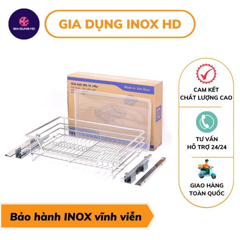 Giá kéo bát đĩa đa năng 304 FREE SHIP kệ đựng nồi xoong bát đĩa có thể dễ dàng kéo ra đẩy vào mà không gây ra tiến