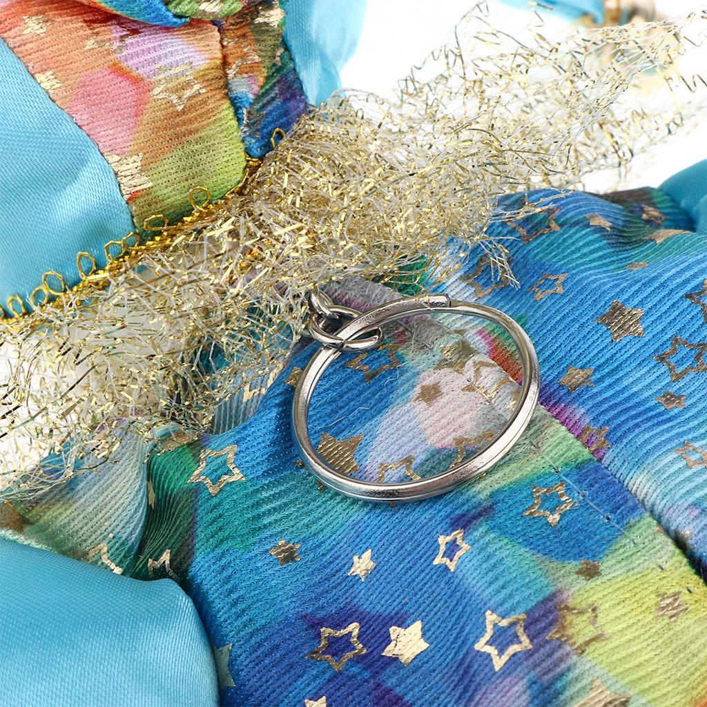 Porcelain Clown Doll Hanging Foot Harlequin Doll Home Display Ornament A