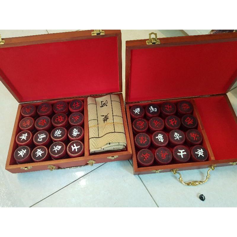 Cờ tướng gỗ hương quân tròn 4 cm