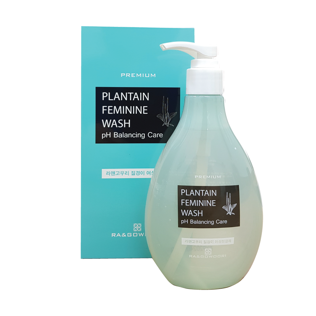 Dung Dịch Vệ Sinh Phụ Nữ Ra&amp;Gowoori Plantain Feminine Wash pH Balancing Care 300ml