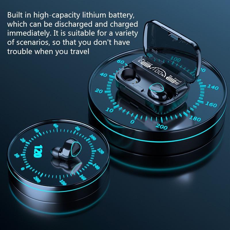 Tai Nghe Bluetooth Không Dây TWS M10 Âm Thanh Nổi 9D Chống Nước Có Micro Mới