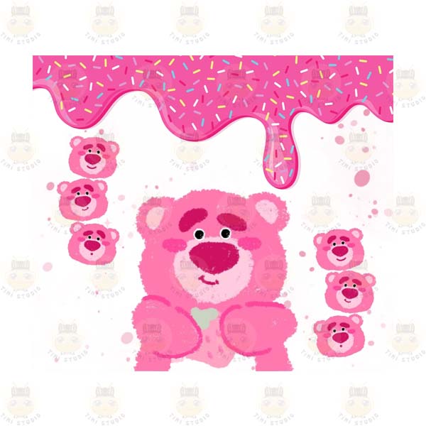 Bình Giữ Nhiệt Gấu Dâu Lotso - Ly Giữ Nhiệt Gấu Dâu Lotos - Cốc Giữ Nhiệt Gấu Dâu Lotso - 600ml - Inox 304 - Có Ống Hút