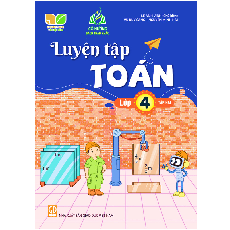 Sách - Combo Luyện tập Toán 4 tập 1+2 ( kết nối )