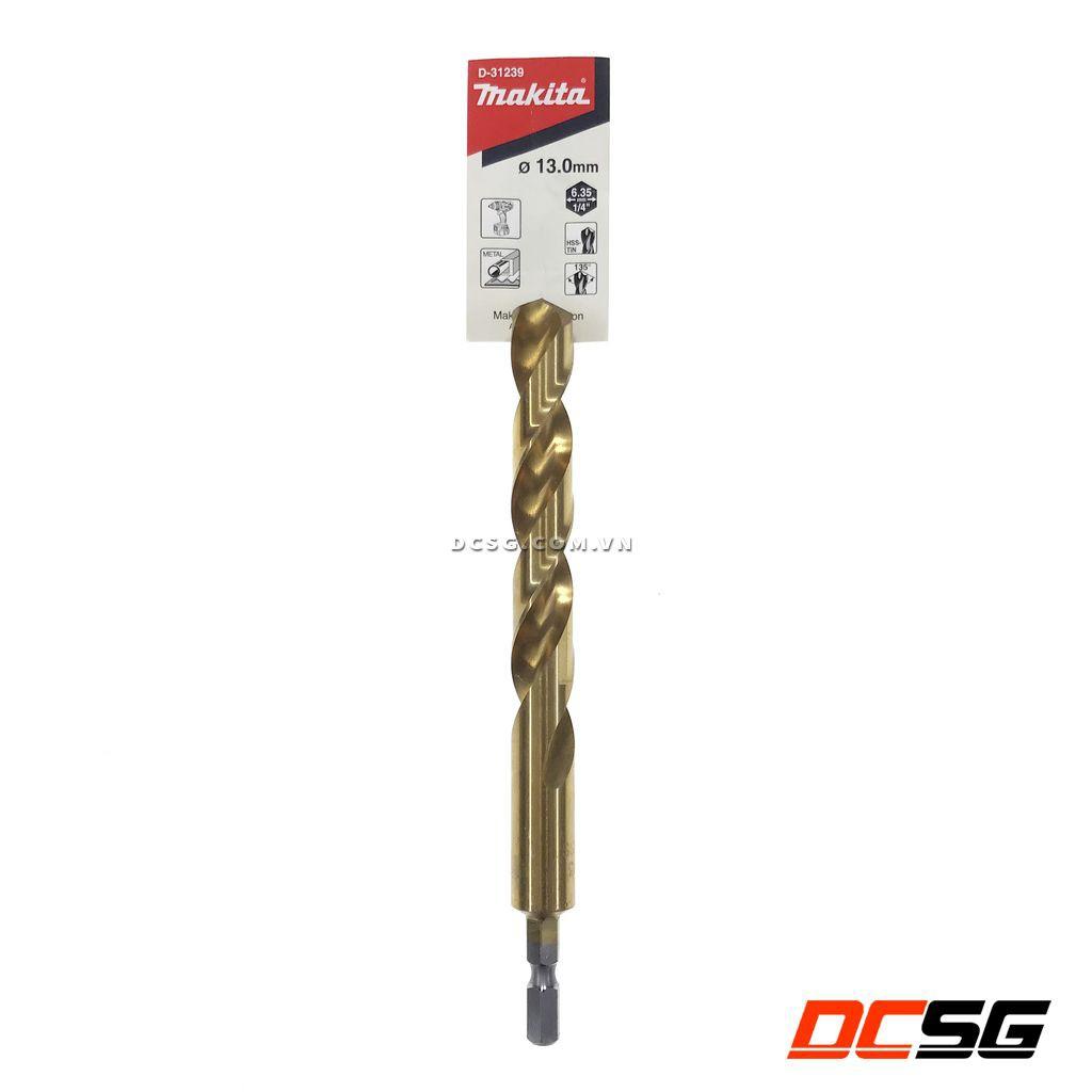 Mũi khoan sắt 8-13mm chuôi lục giác Hss-Tin Makita | DCSG