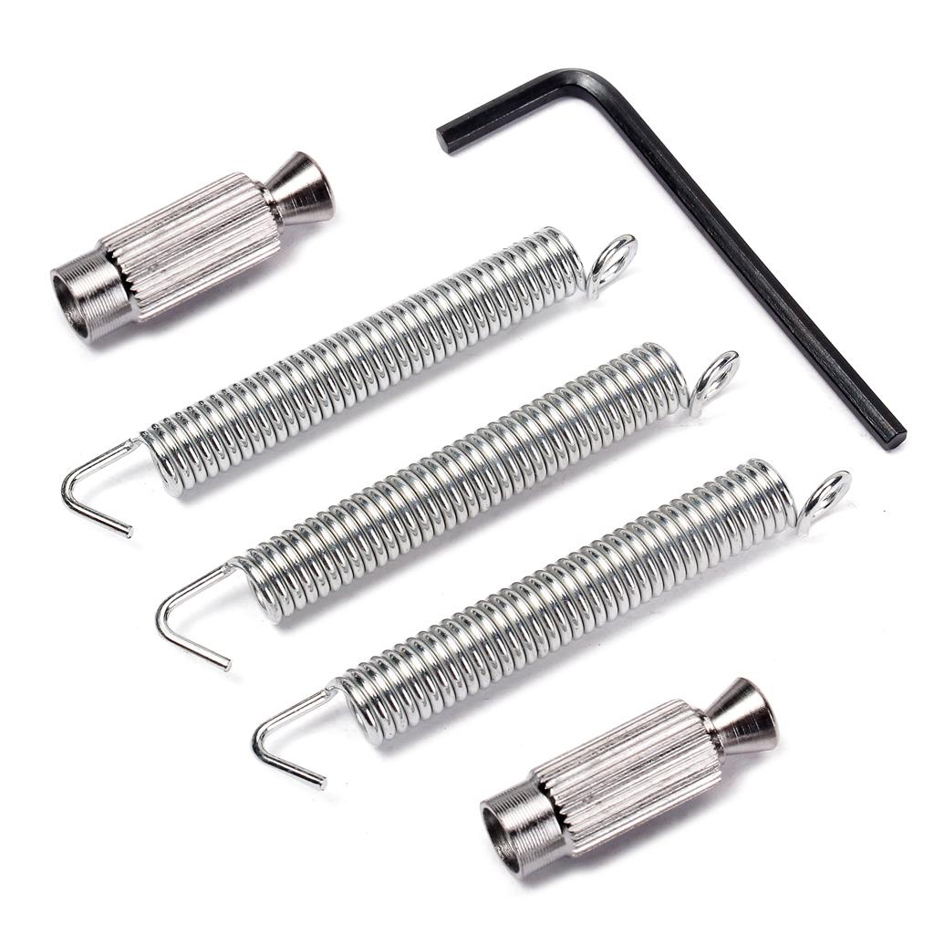 6 Dây Đôi Tremolo Cầu Yên Cầu Bộ cho Đàn Guitar Điện Chrome