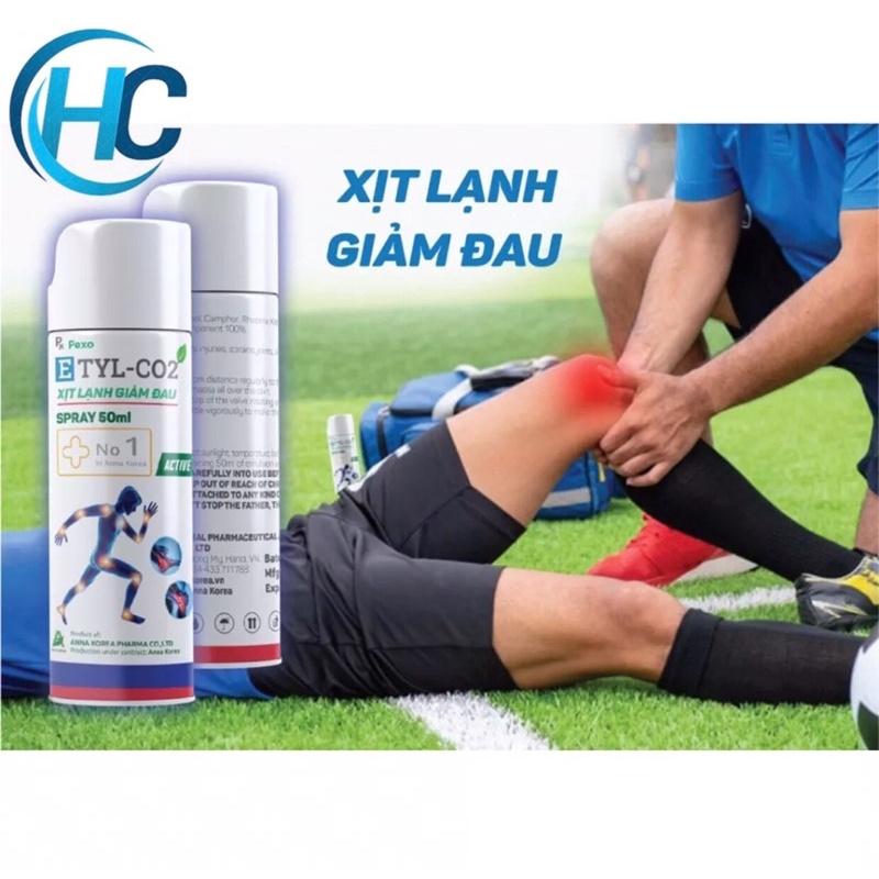 Chai xịt lạnh giảm đau nhanh ETYL-CO2 (50ml)