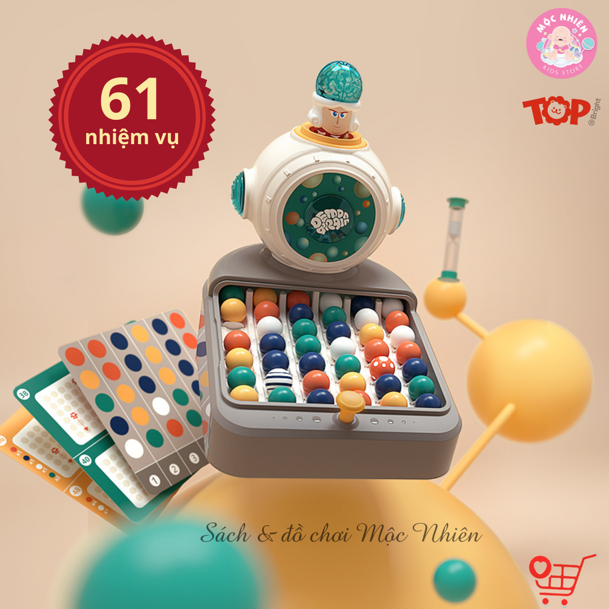 Đồ Chơi Cuộc Đua Viên Bi - Ball Matching Logic Game - Chính Hãng TOPBRIGHT (cho bé từ 3 tuổi)