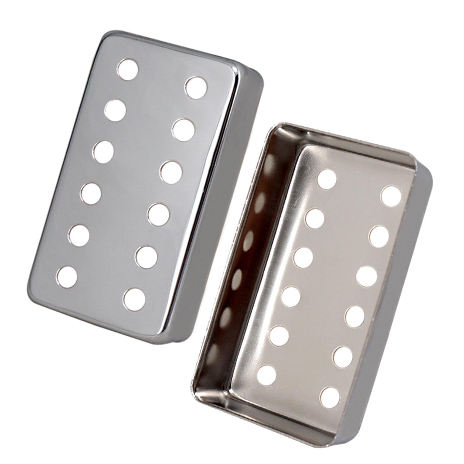 2Pcs Copper Guitar Pickup Cover for 6 Strings Electric Guitar Replacement