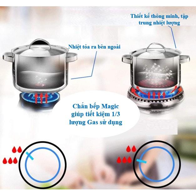 CHẮN BẾP GA DẠNG TRÒN INOX 304