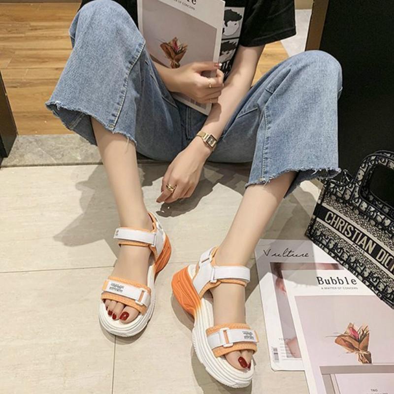 Giày Xăng Đan Thể Thao Đế Dày Thời Trang Cho Nữ