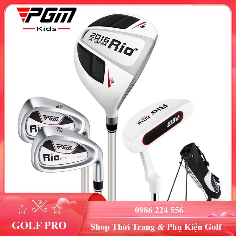 Bộ gậy golf trẻ em tập chơi PGM RIO 2016 từ 5 - 12 Tuổi cao cấp BV006