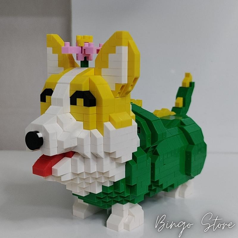 MÔ HÌNH LẮP RÁP CHÓ CORGI 815 CHI TIẾT